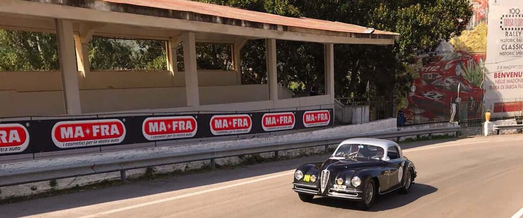 Alfa Romeo 6C bei der targa Florio in Sizilien